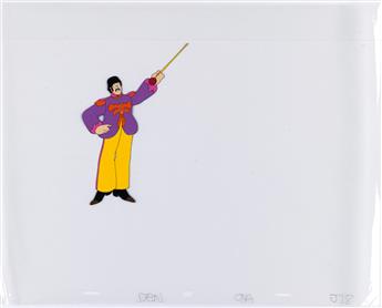 (ANIMATION / THE BEATLES) YELLOW SUBMARINE. Group of 3 original Animation Cels